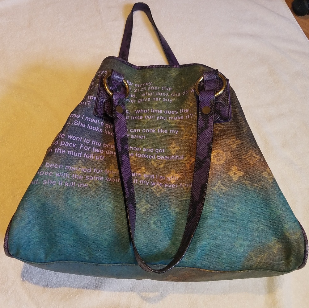 Louis Vuitton LIMITED EDITION jokes NEVER FULL bag